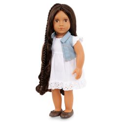 POUPÉE OG CHEVEUX - PERLA (DES CHEVEUX À LÀ-BAS) 46CM